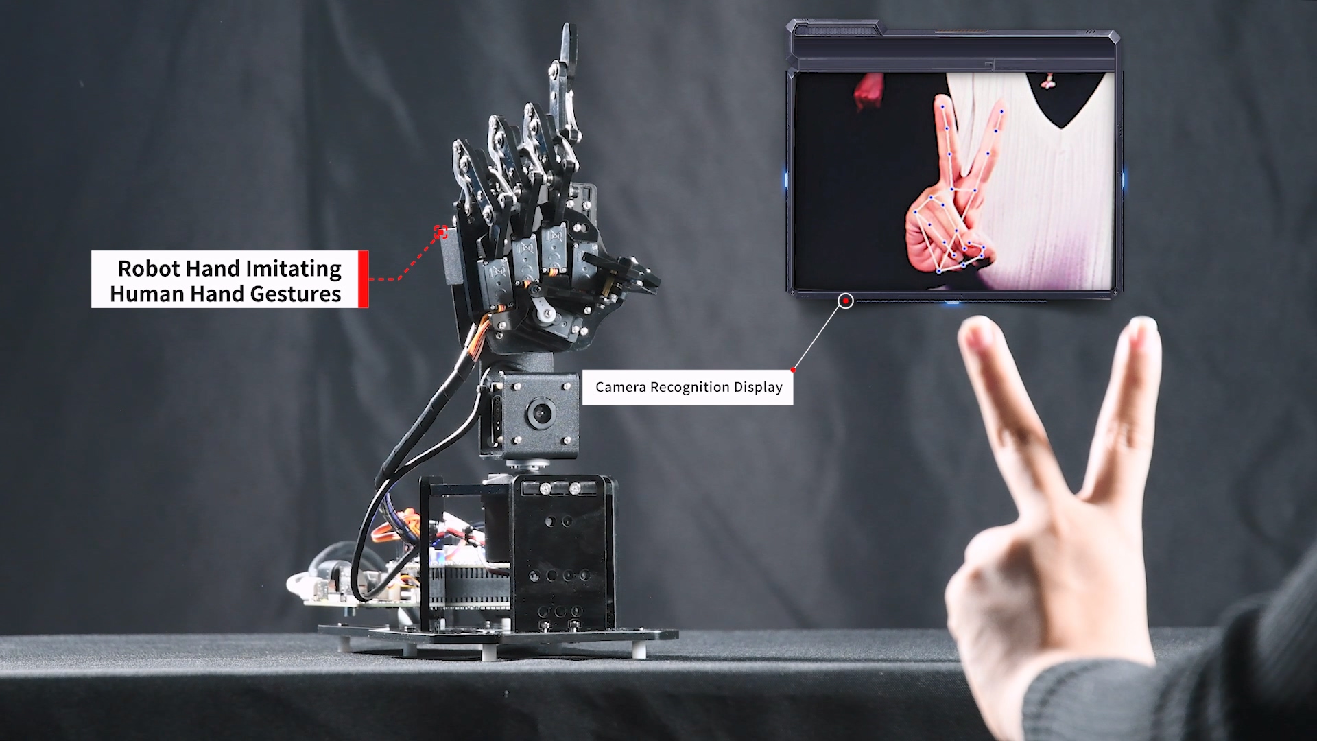 IQ9 On-Device AI Enables Robotic Arm Gesture Recognition, Color Detection & Tracking…